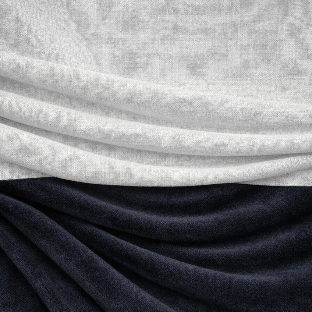 Panelled Sheer & Velvet Curtains
