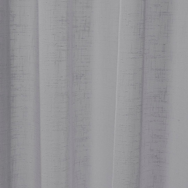 Linen Look Semi‑Sheer Curtains – Made to Measure in Multiple Colours