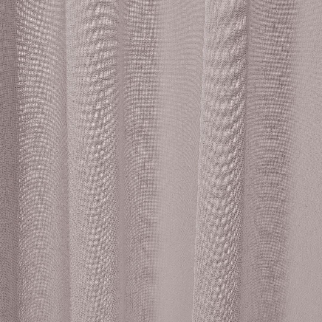 close up rose faux linen semi sheer curtains made to measure UK
