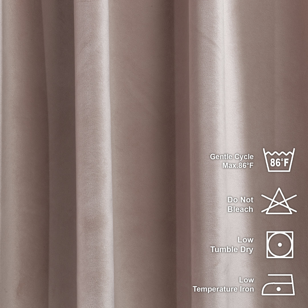 Made to measure salt matte velvet curtain featuring a soft smooth drape and muted velvety texture, offering gentle light reduction and a calm elegant look, highlighting its subtle salt‑white tone and premium modern velvet finish.