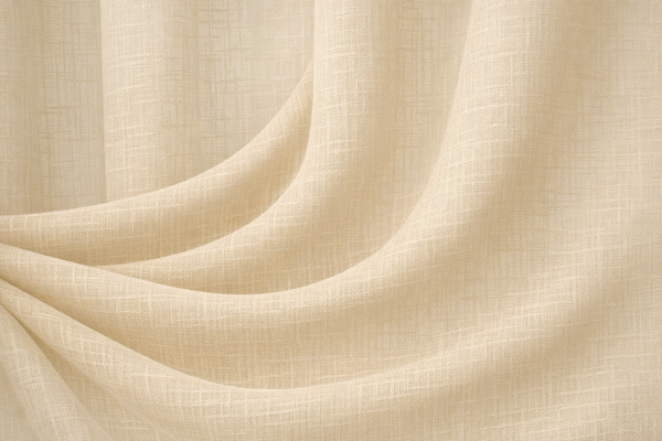 Linen semi sheer curtain collection banner showcasing natural woven texture and soft light diffusion.