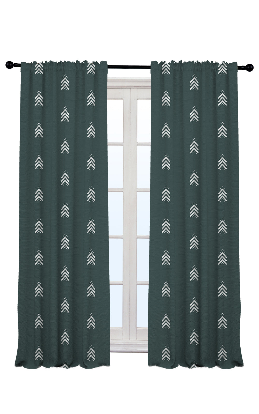 custom size boho curtains UK interior design