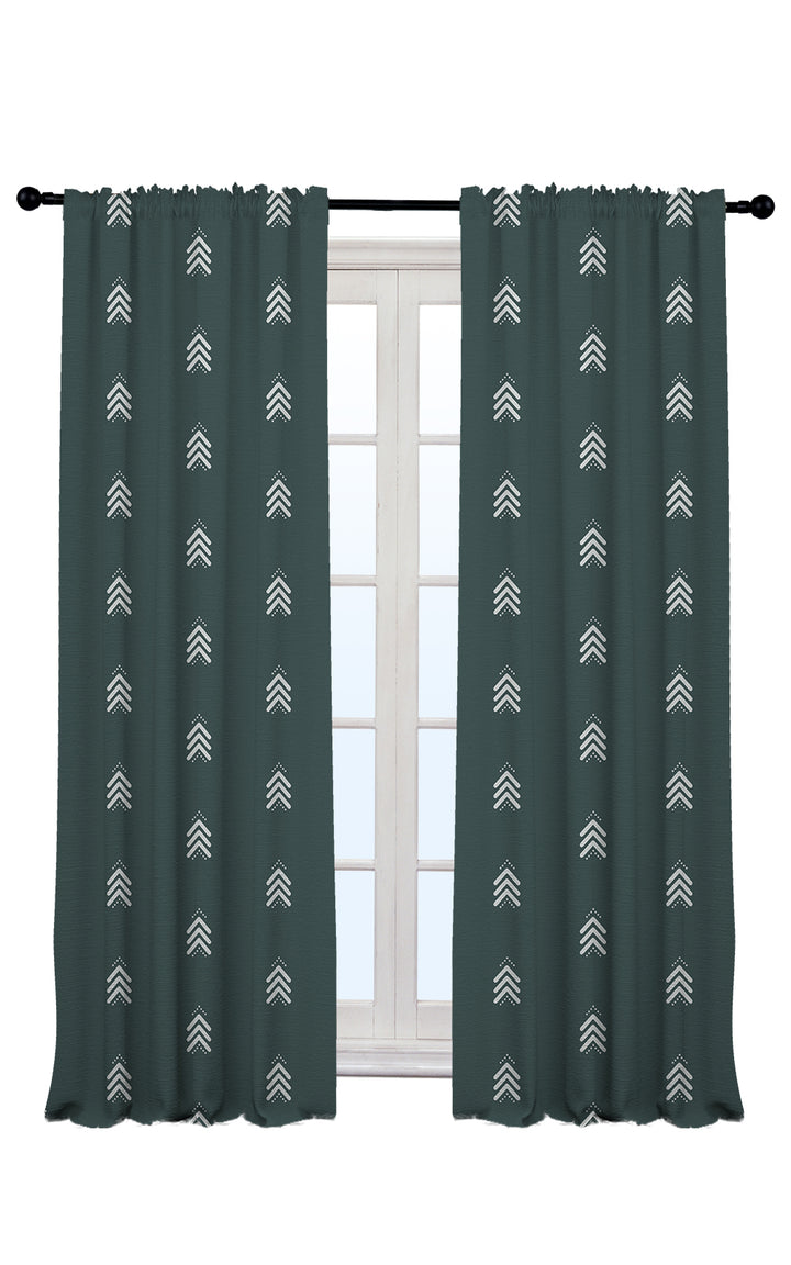 custom size boho curtains UK interior design