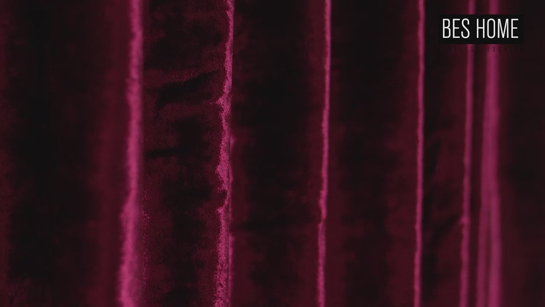 Shiny velvet tones ade to measure curtains