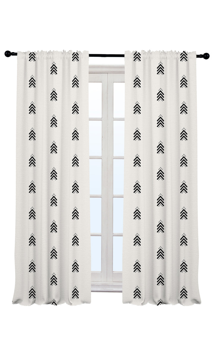 bespoke patterned curtains UK living room